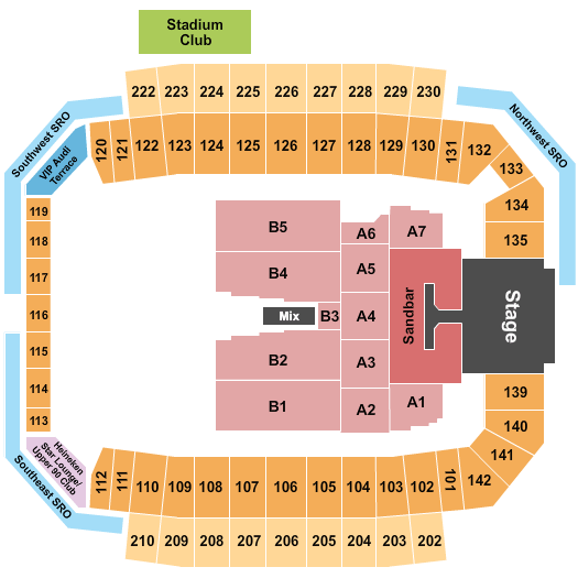 Historic Crew Stadium Hozier Seating Chart